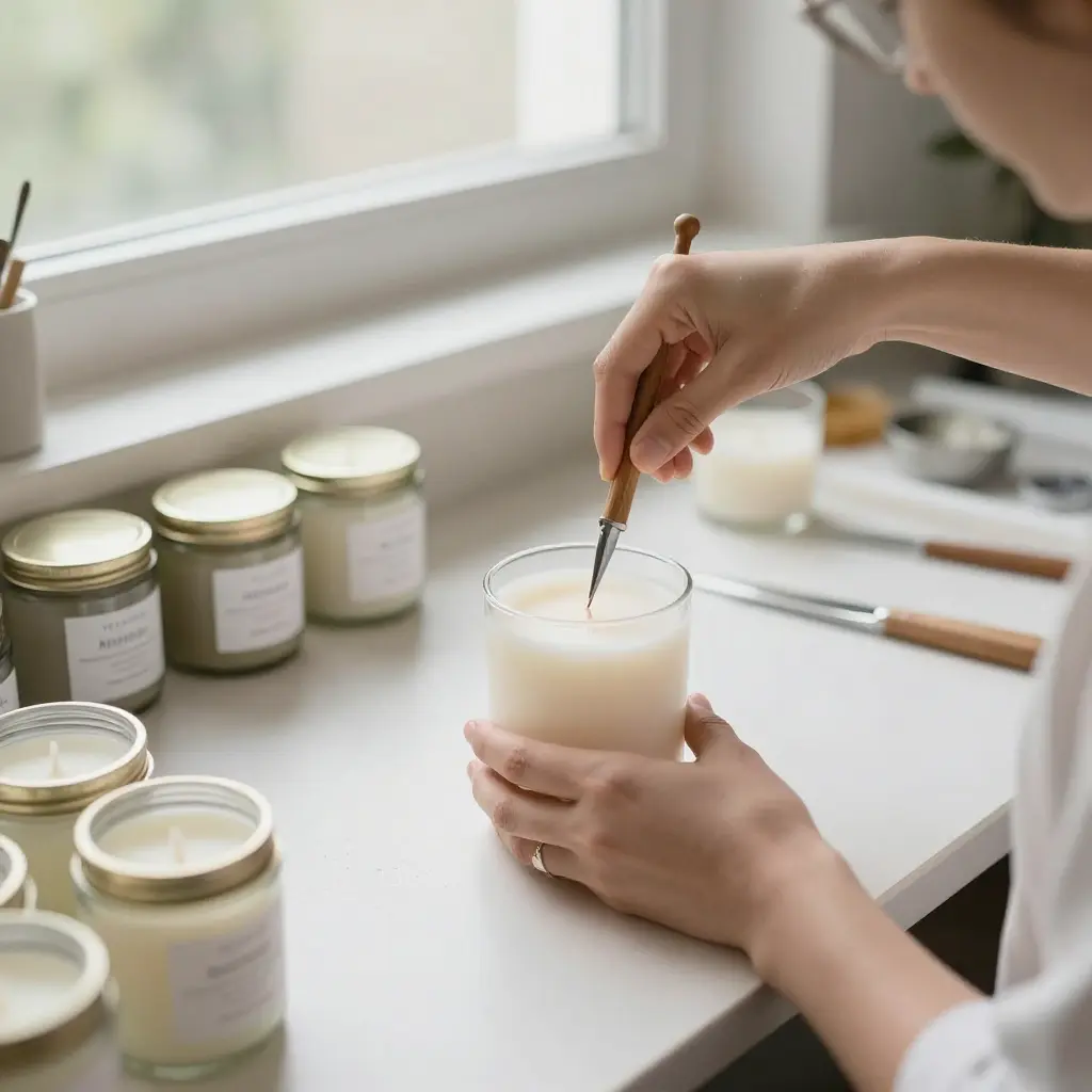 Candle making process  
